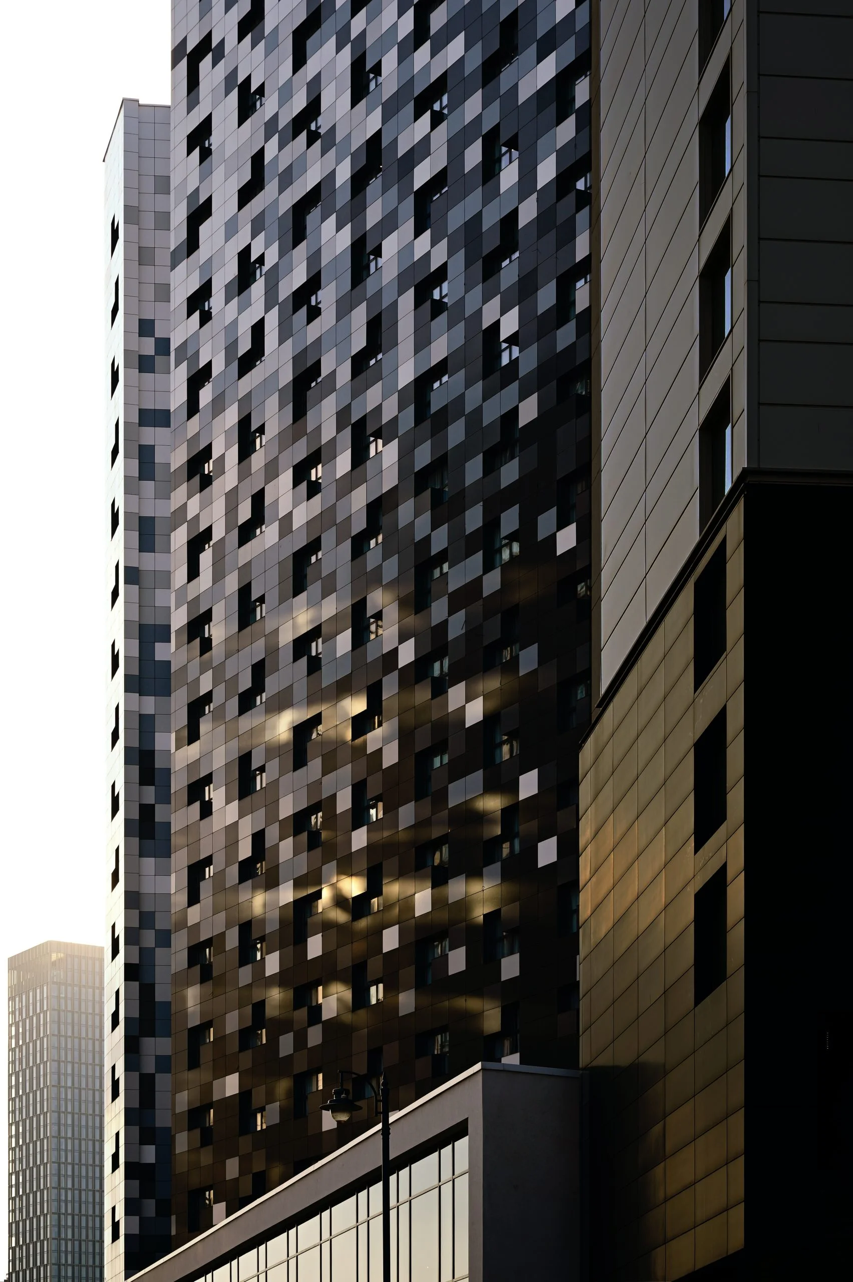 bardage sur un bâtiment